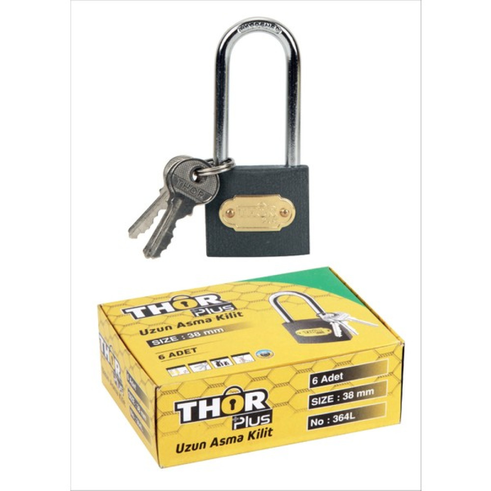 thor Gri Uzun Asma Kilit Thor No:38 mm Oto, Bahçe, Yapı Market Fiyatı