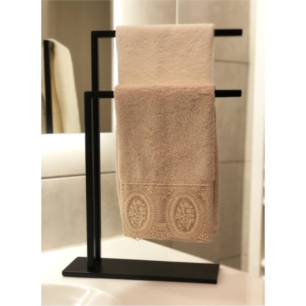 Thorqtech Dekoratif Metal Banyo Havluluk Set Üstü El Havluluğu Siyah Banyo Askılık Fiyatı