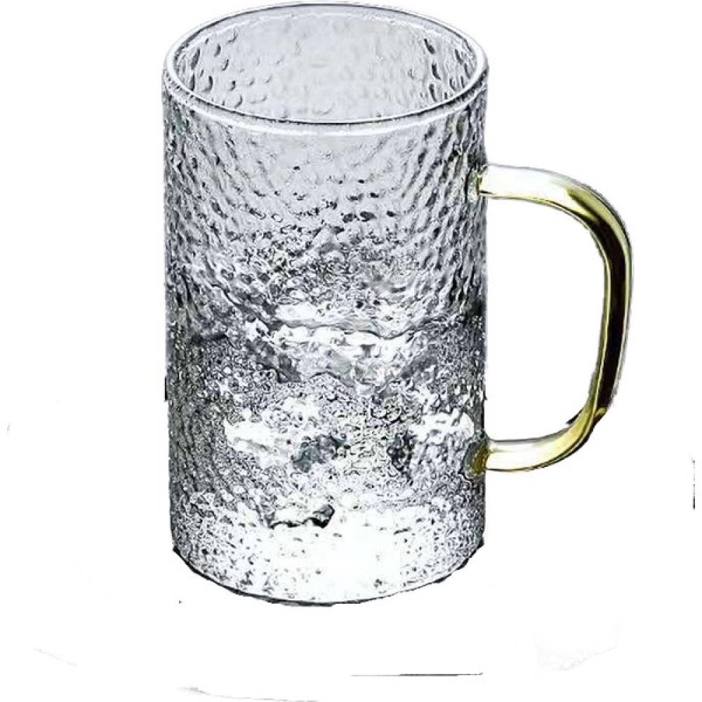 Thousand Yüksek Borosilikat Yaz Şeffaf Içecek Şezlong Cam Kupa Çay Bardağı Çekiç Desen Anti-Kızarmış Yuvarlak Eğlenceli Cam Yüksek Değer (Yurt Dışı... Fincan / Bardak / Kahve Takımı Fiyatı
