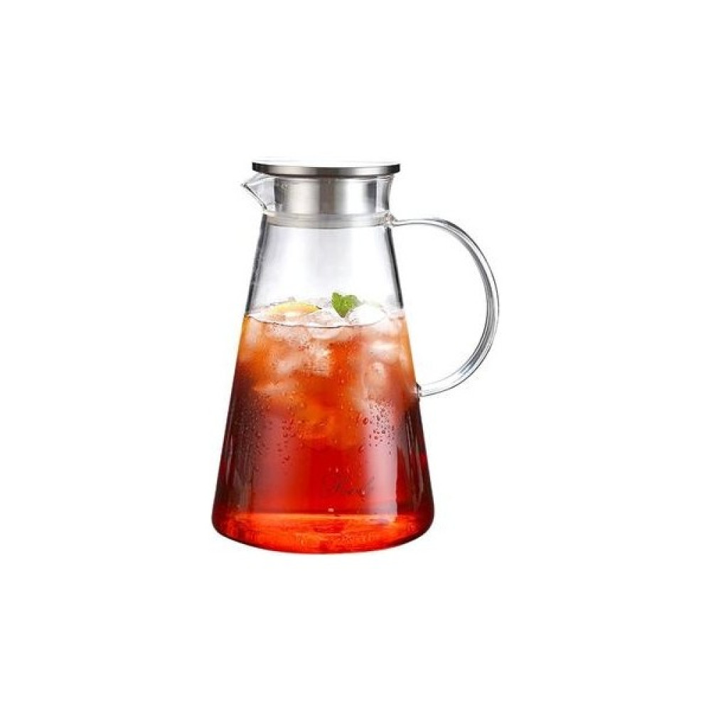 Three Beans 1600 Ml Şeffaf Cam Soğuk Su Sürahi Su Isıtıcısı Suyu Şişe Isıya Dayanıklı Büyük Cam Çaydanlık Cam Su Pot | Sürahi (Yurt Dışından) Sürahi Fiyatı