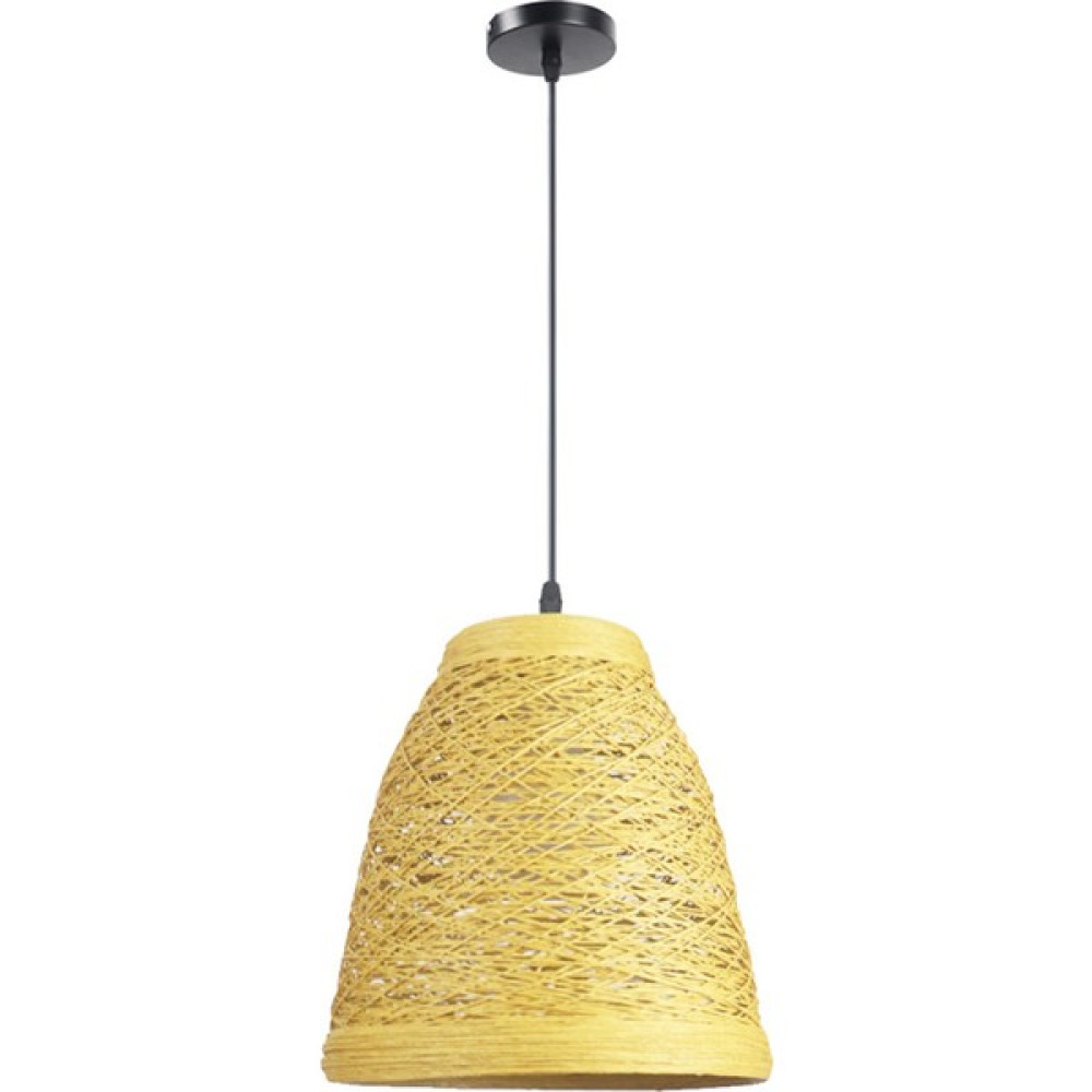 Three Beans 25 cm Dokuma Rattan Avize, 220 V E27 * 1 Ampul Olmadan, Başucu Lambası, Rattan Restoran, Sarı Lamba - (Yurt Dışından) Avize Fiyatı