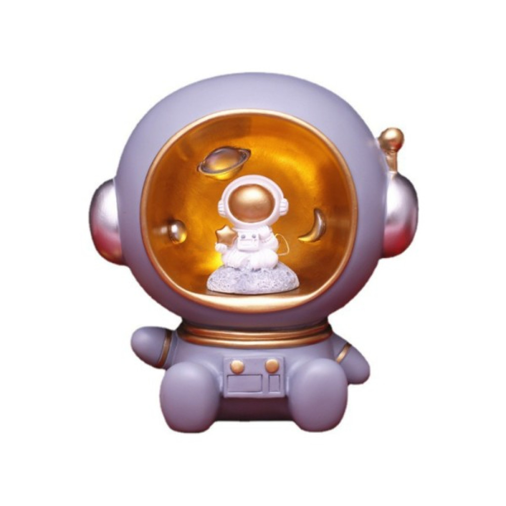 Three Beans Astronot Spaceman Gece Işık Reçine Aksesuarları Işık Yaratıcı Masa Lambası Işık Hediye Çocuklar Için Bebek Çocuk Odası Dekorasyon | LED... Gece Lambası Fiyatı