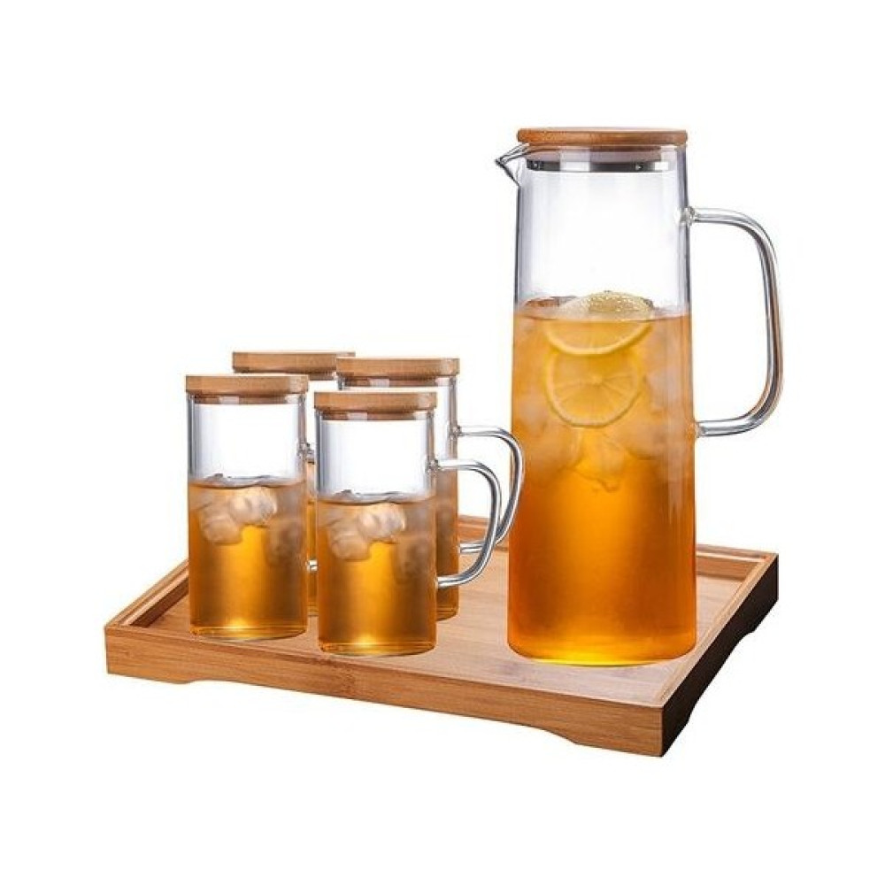 Three Beans Basit Ev Su Isıtıcısı Set Su Şişesi Cam Çaydanlık Suyu Pot Yüksek Sıcaklık Su Kupası Çaydanlık Şişe Seti | Sürahi (Yurt Dışından) Sürahi Fiyatı