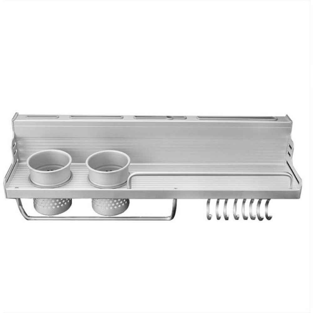 Three Beans Duvara Monte Pot Pan Raf Çok Fonksiyonlu Mutfak Kitaplık Depolama Raf Şişe Raflı Silverware Caddy Çatal Blokları Hang | Raflar ve sahip... Duvar Rafı Fiyatı