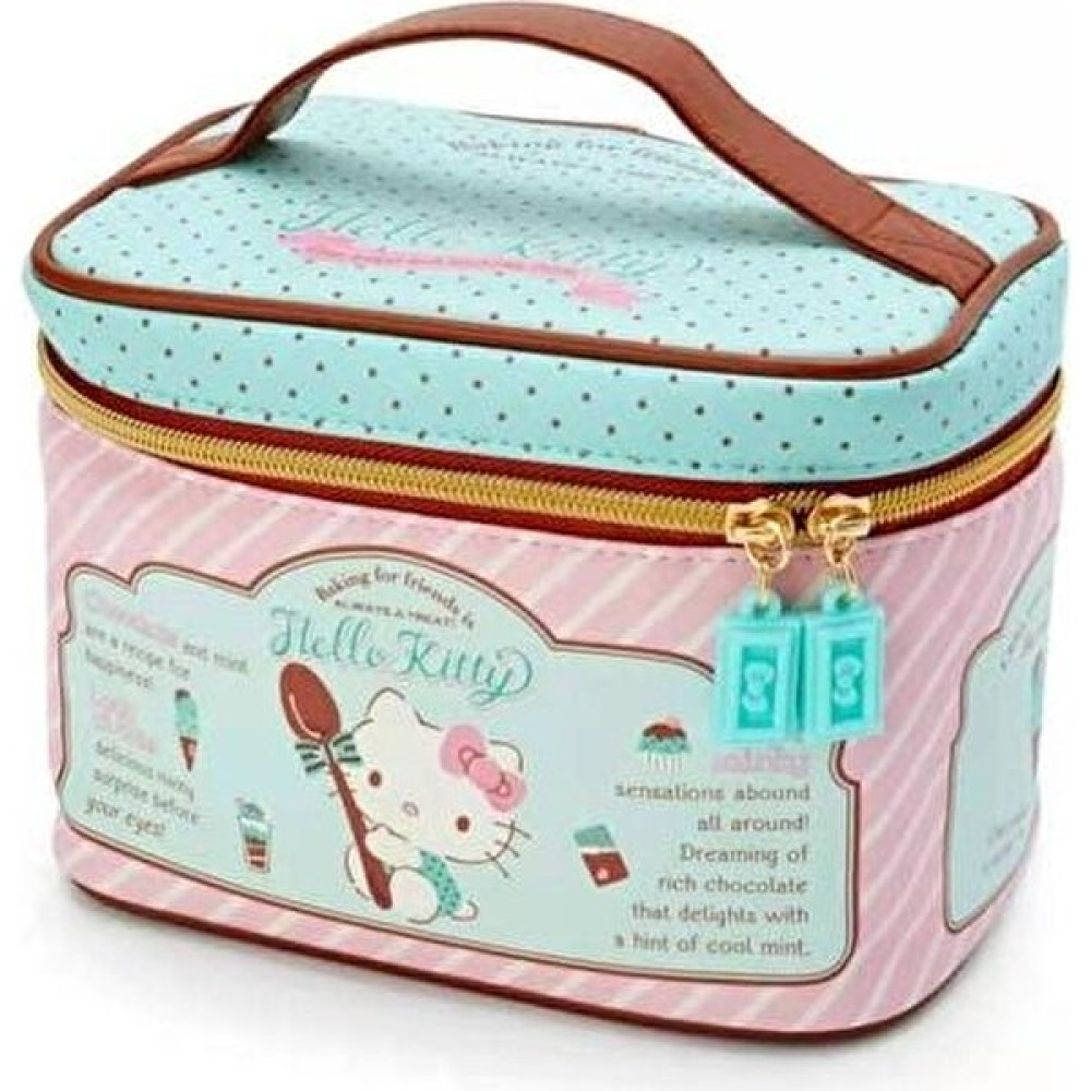 Three Beans Hello Kitty Desenli Kozmetik Çantası - Pembe (Yurt Dışından) Makyaj Fırça ve Aksesuarları Fiyatı