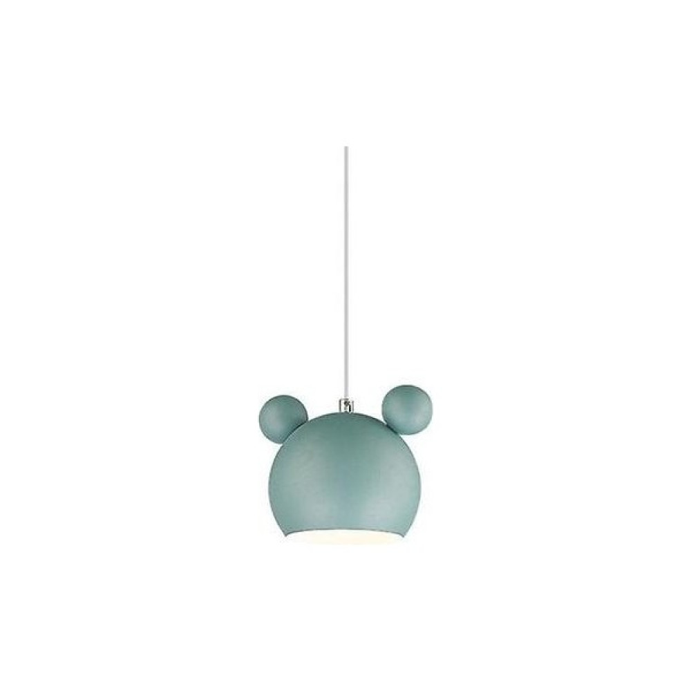 Three Beans Nordic Duvar Lambası Çocuk Odası Işıkları Için Alüminyum Mickey Aplik Modern Kapalı Duvar Işık Fikstür E27 Yaratıcı Armatür (Yeşil Asma... Avize Fiyatı