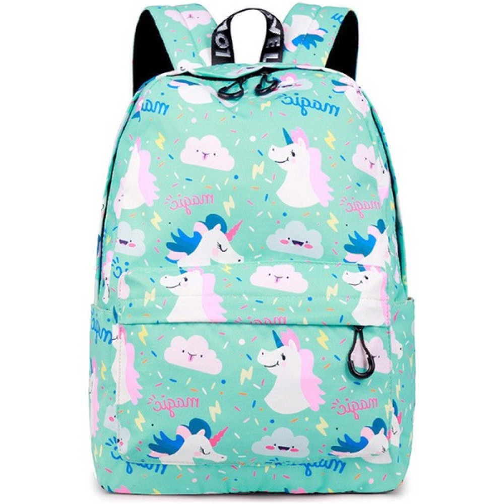 Three Beans Sevimli Hafif Unicorn Sırt Çantaları Genç Kız Okul Çantaları Çocuk Bookbags (Yurt Dışından) - Yeşil Okul Çantası Fiyatı