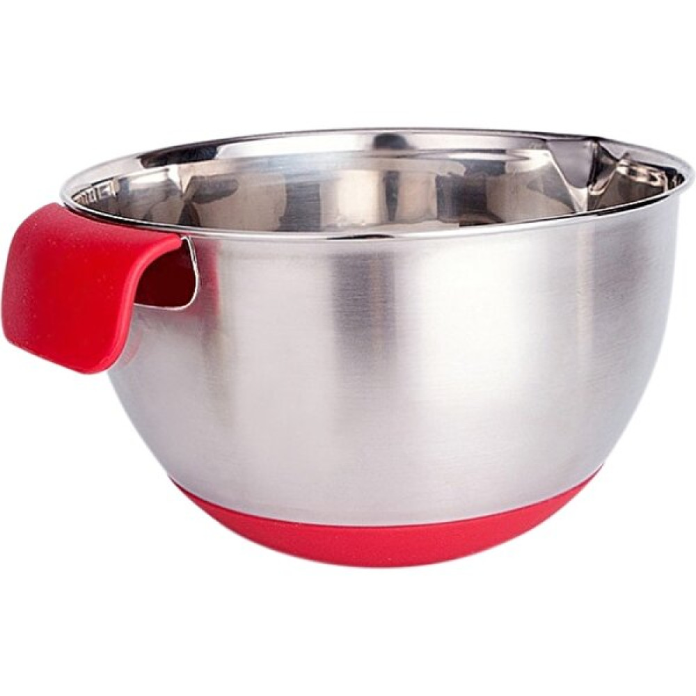 Three Beans Silikon Kolu Paslanmaz Çelik Kaymaz Ölçek Karıştırma Kase Salata Kase | Salata Kasesi | Bowlbowl Salatası Karıştırma (Yurt Dışından) Kase Fiyatı