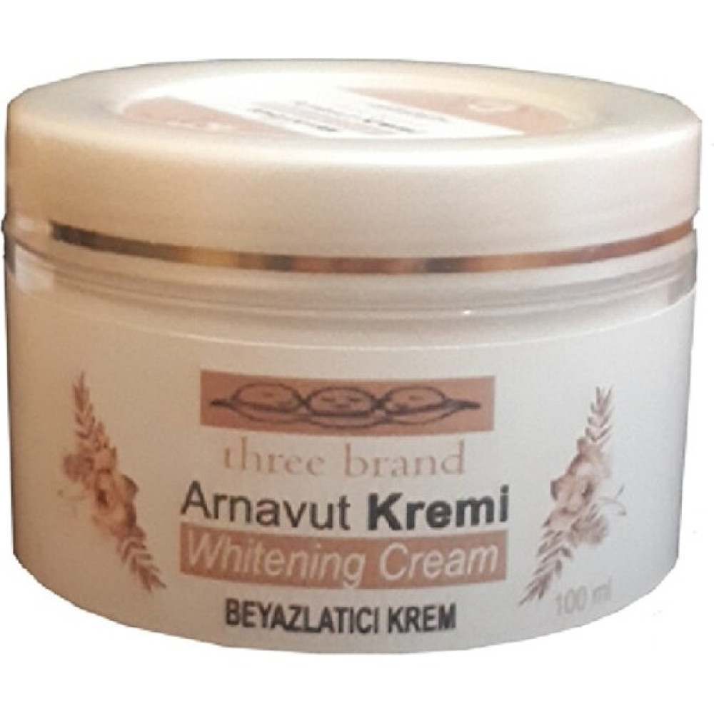 Three Brand Beyazlatıcı Arnavut Kremi 100 ml - Three Brand Whitening Cream 100 ml Fondötenler Fiyatı