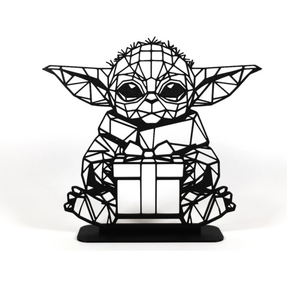 three3dprints 15CM Plastik Masa Süsü Masa Dekorasyonu - Baby Yoda Biblo Fiyatı