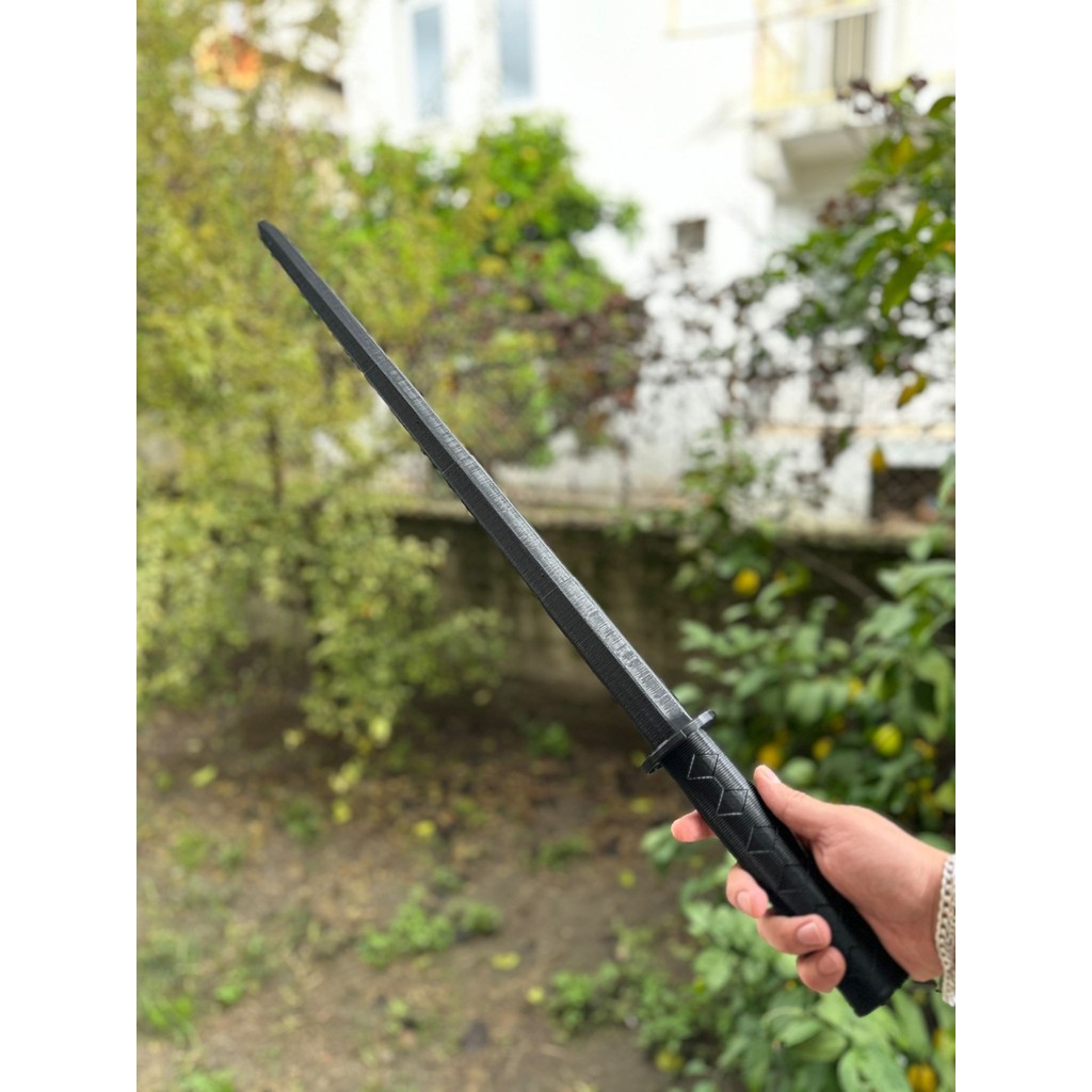 three3dprints Katana Katlanır Kılıç Oyuncak - Siyah Anne Bebek Oyuncak Fiyatı