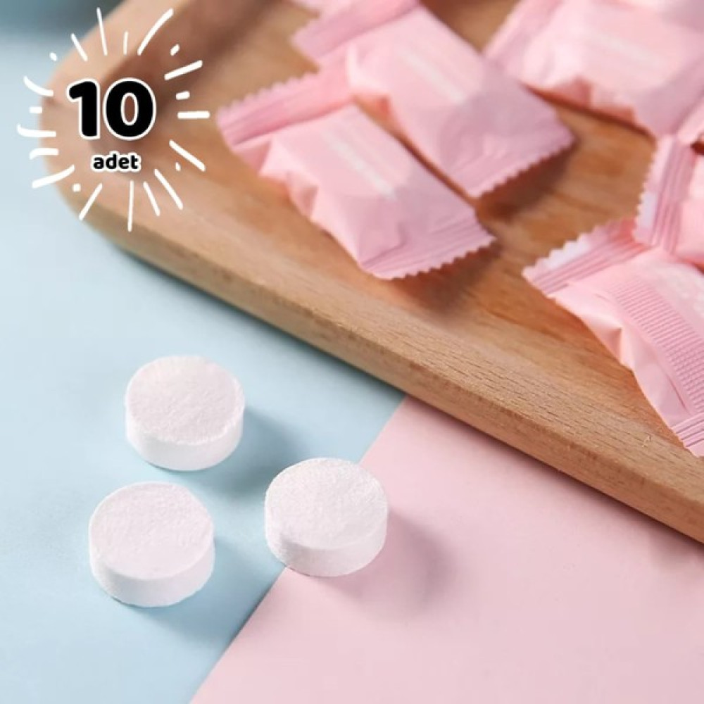 ThreeMB Toys 10 Adet Tek Kullanımlık Sıkıştırılmış Islak Mendil Bebek Bakım Fiyatı