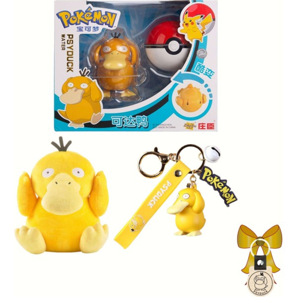 Threemb Toys Pokemon Orijinal Lisanslı 3'lü Psyduck Set Oto Boyaları Fiyatı