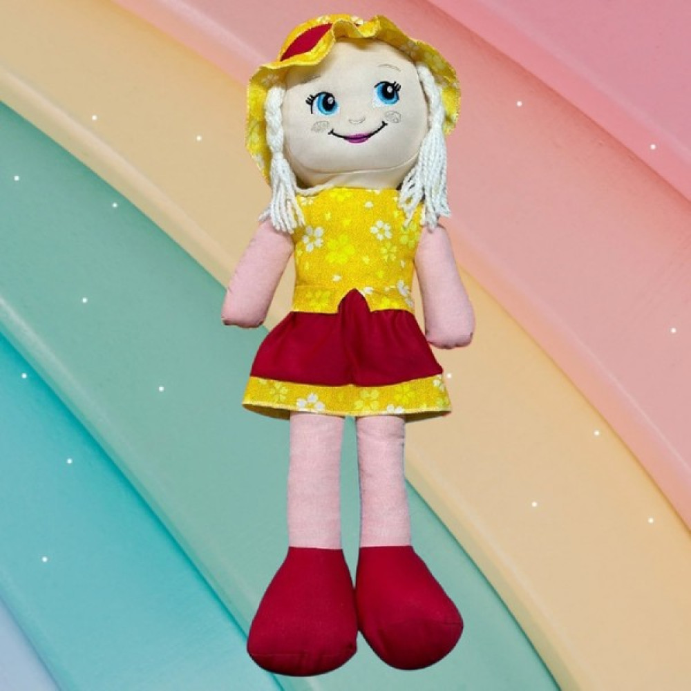Threemb Toys Renkli Elbiseli Bez Bebek - 02-Sarı Oto Boyaları Fiyatı