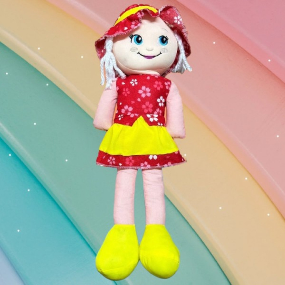 Threemb Toys Renkli Elbiseli Bez Bebek - 08 Kırmızı Oto Boyaları Fiyatı