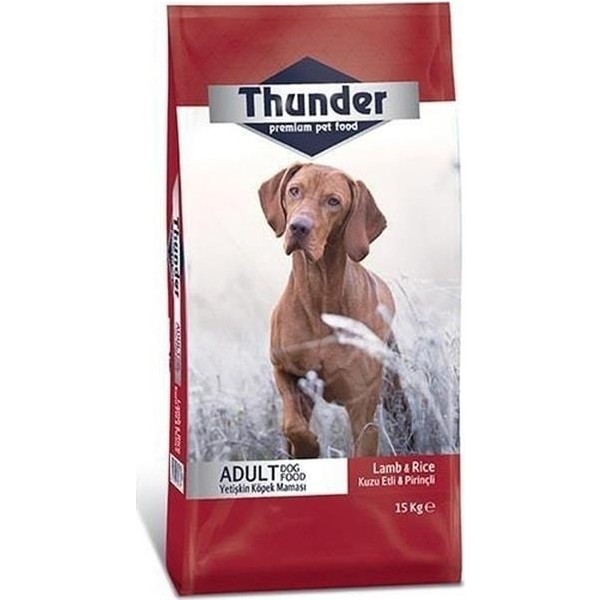 Thunder Dog Kuzu Etli Köpek Maması 15KG Thunder Dog Kuzu Etli Köpek Evcil Hayvan Ürünleri Fiyatı