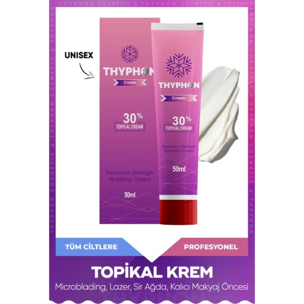 Thyphon Lazer Epilasyon, Sir Ağda, Kalıcı Makyaj Öncesi Yatıştırıcı Topikal Krem 50 ml Oto Boyaları Fiyatı