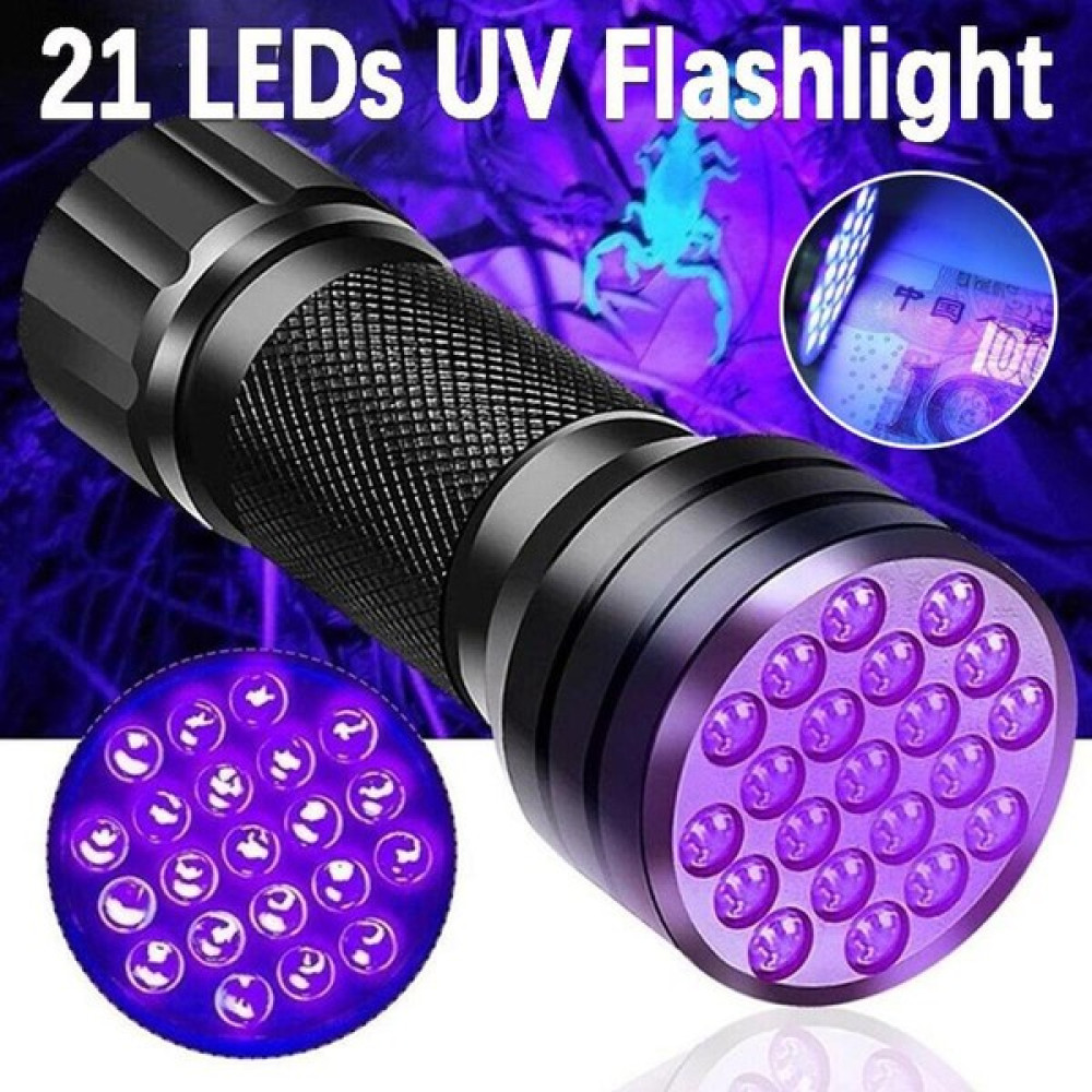 Tialating 21 Leds Uv El Feneri Pet Idrar Leke Dedektörü Işık Ultraviyole Lamba Ev Açık Mini El Feneri (Yurt Dışından) El Feneri Fiyatı