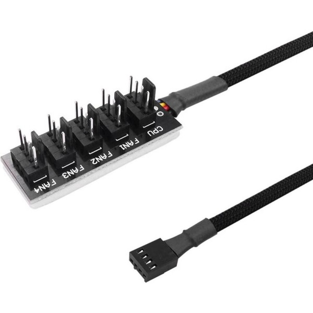 Tialating 40 cm 1 Ila 5 4-Pin/3-Pin Molex Tx4 Pwm Fan Cpu Hub Splitter Pc Kasa Şasi Soğutucu Güç Uzatma Kablosu Adaptörü Denetleyici (Yurt Dışından) Seri & Paralel Kablo Fiyatı