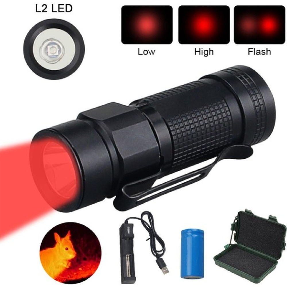 Tialating Mini LED El Feneri/uv Işıklı Fener Açık Taşınabilir Yürüyüş Minik 3 Modu Torch Su Geçirmez Lamba + 16340 + USB Şarj Cihazı + Koruma Kutus... El Feneri Fiyatı