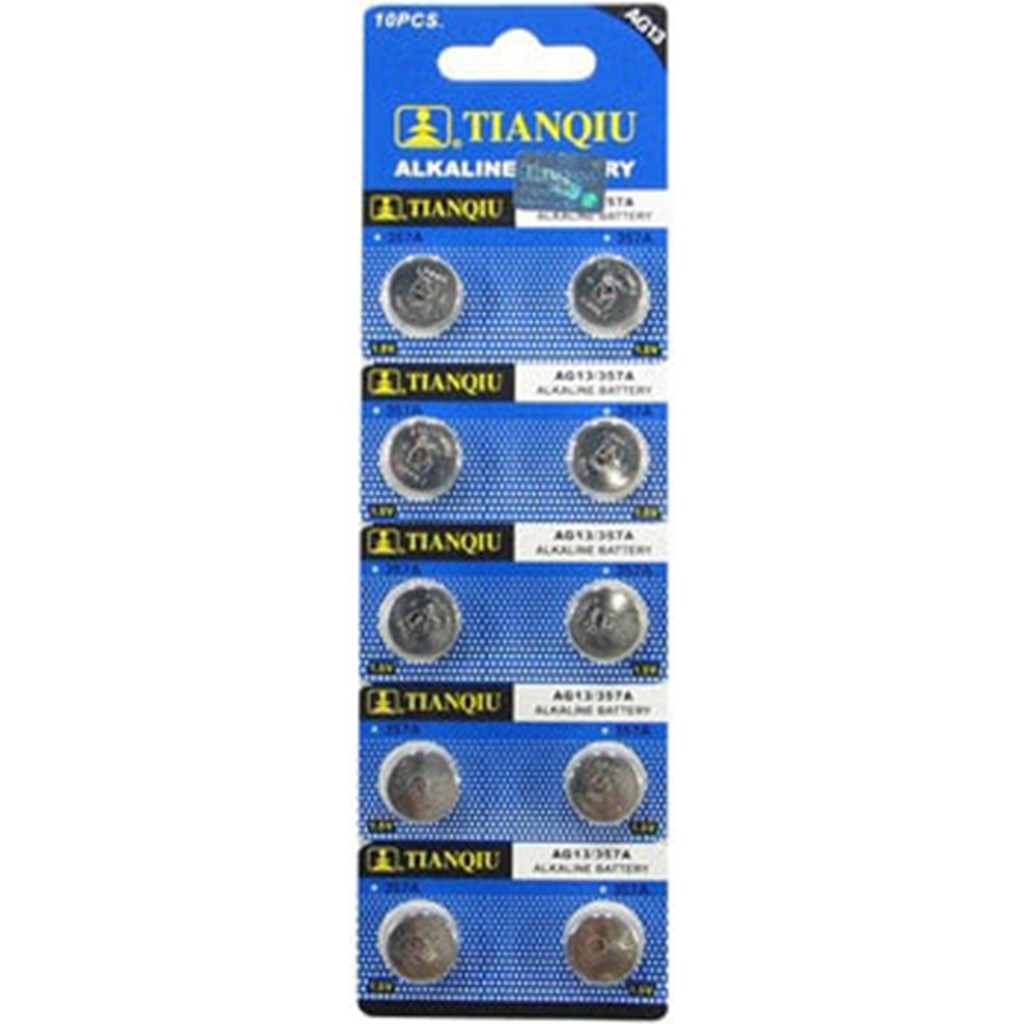 Tianqiu AG13 LR44/357 Düğme Pil Alkalin 10'lu Normal & Şarj Edilebilir Piller Fiyatı