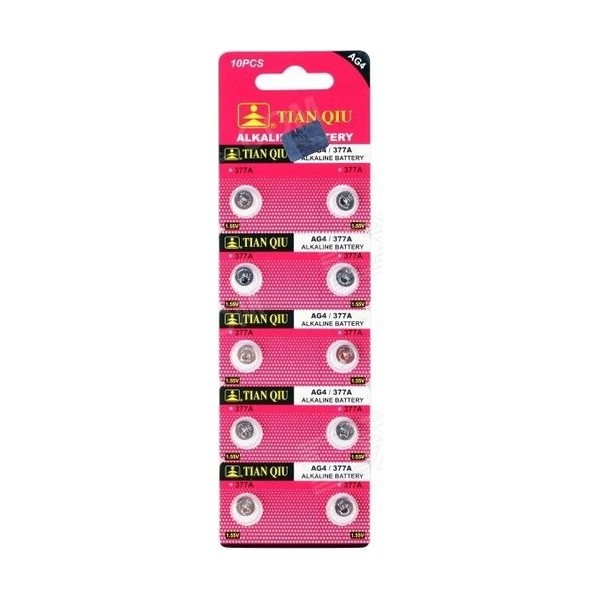 Tianqiu Ag4 LR626/377 Alkalin 10'lu Düğme Pil Normal & Şarj Edilebilir Piller Fiyatı