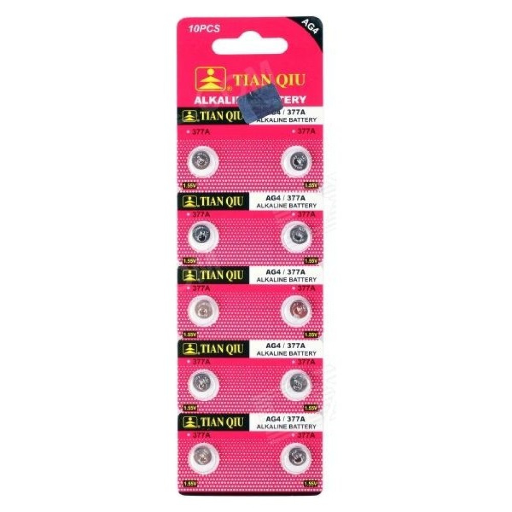 Tianqiu AG4/LR626H/377A Alkalin Pil 10'lu Diğer Fiyatı