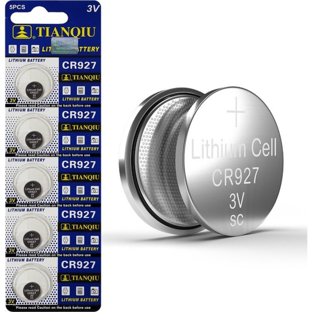 Tianqiu CR927 3V Lityum Pil 5'li Piller & Şarj Cihazları Fiyatı