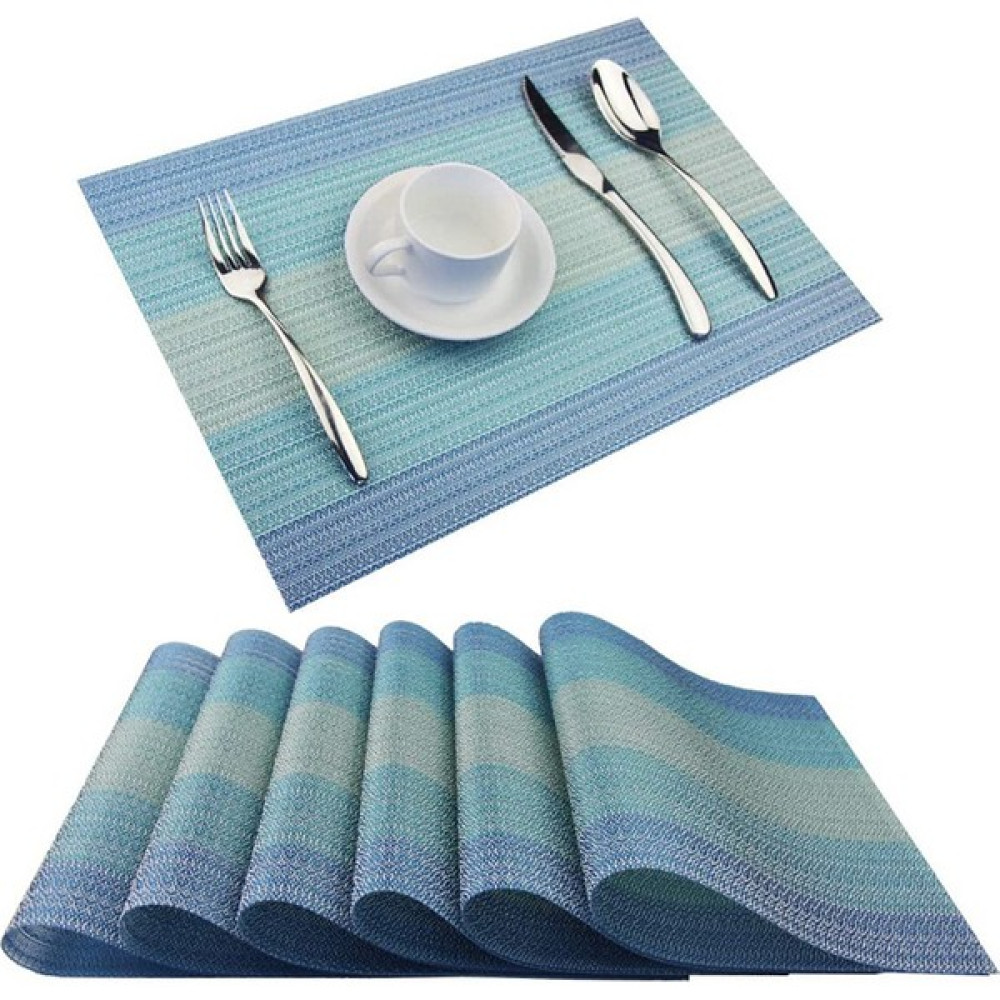 Tianyeda Plastik Servis Altlıkları Kaymaz Yıkanabilir Yemek Masası Servis Altlıkları Silinebilir Temiz Masa Paspasları 6'lı Set (Yurt Dışından) Amerikan Servis Fiyatı