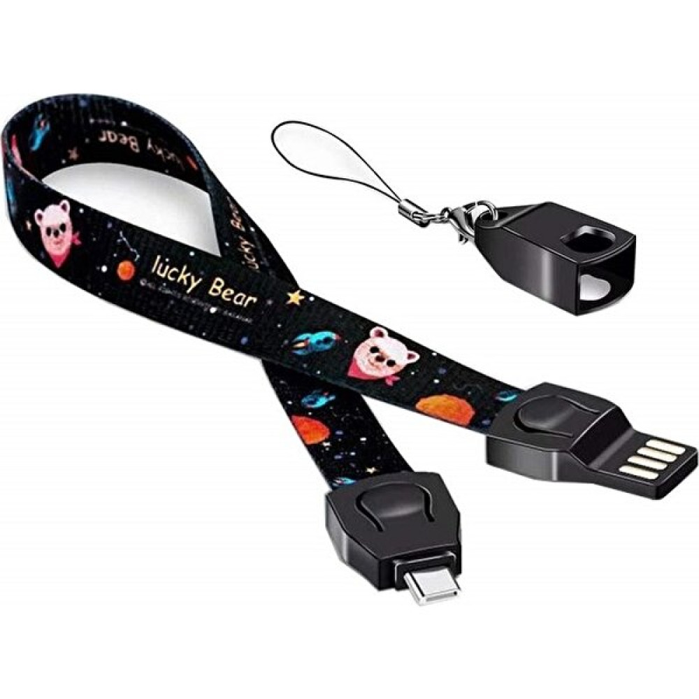Tianyeda Tip C Şarj Kablosu Ipi Örgülü USB C Hızlı Şarj Cihazı ve Veri Aktarım Kablosu (Yurt Dışından) - Siyah Cep Telefonu Şarj Cihazı Fiyatı
