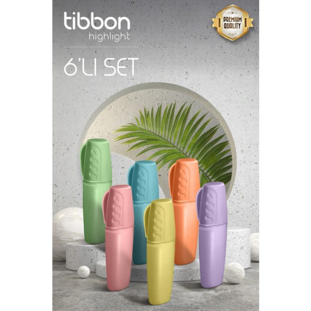 Tibbon Higlight Fosforlu Kalem 6 Lı Set Not Defteri & Bloknot Fiyatı
