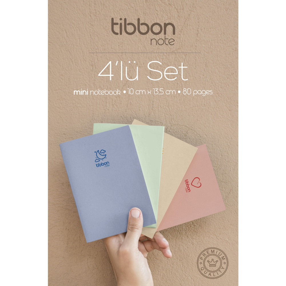 Tibbon Note Mini Defter Dikişli 4 Lü Set 33 Defter Fiyatı