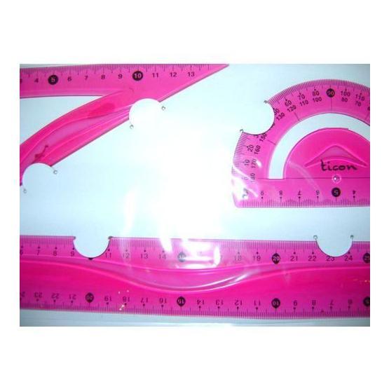 Ticon 30 cm Gönye iletki ve Cetvel
