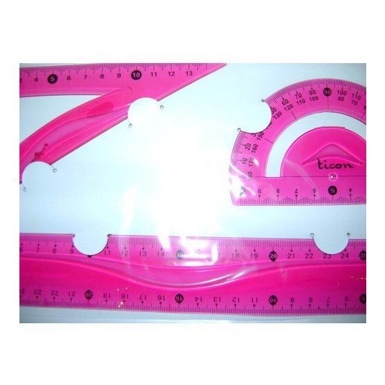 Ticon 30 cm Gönye iletki ve Cetvel
