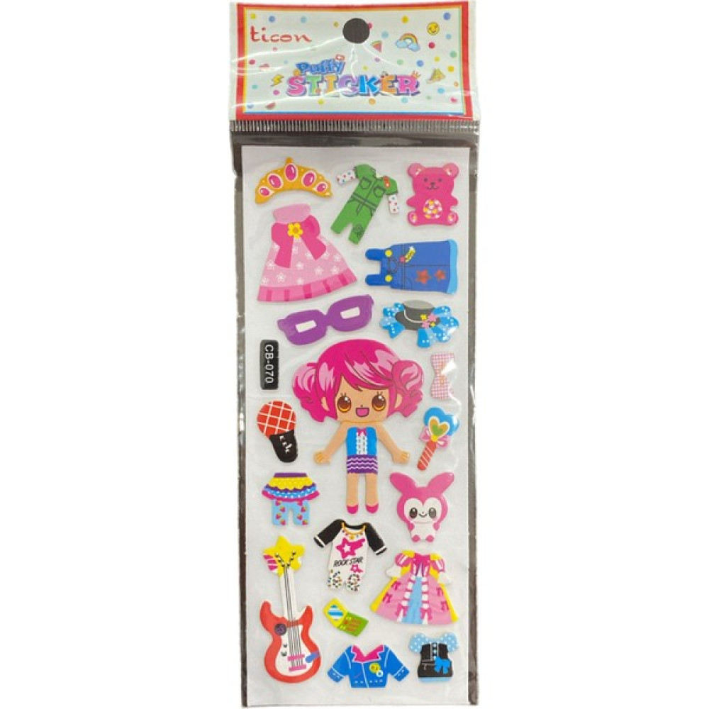 Ticon Puffy Stıcker Elbise 20 'li Paket Oto Boyaları Fiyatı
