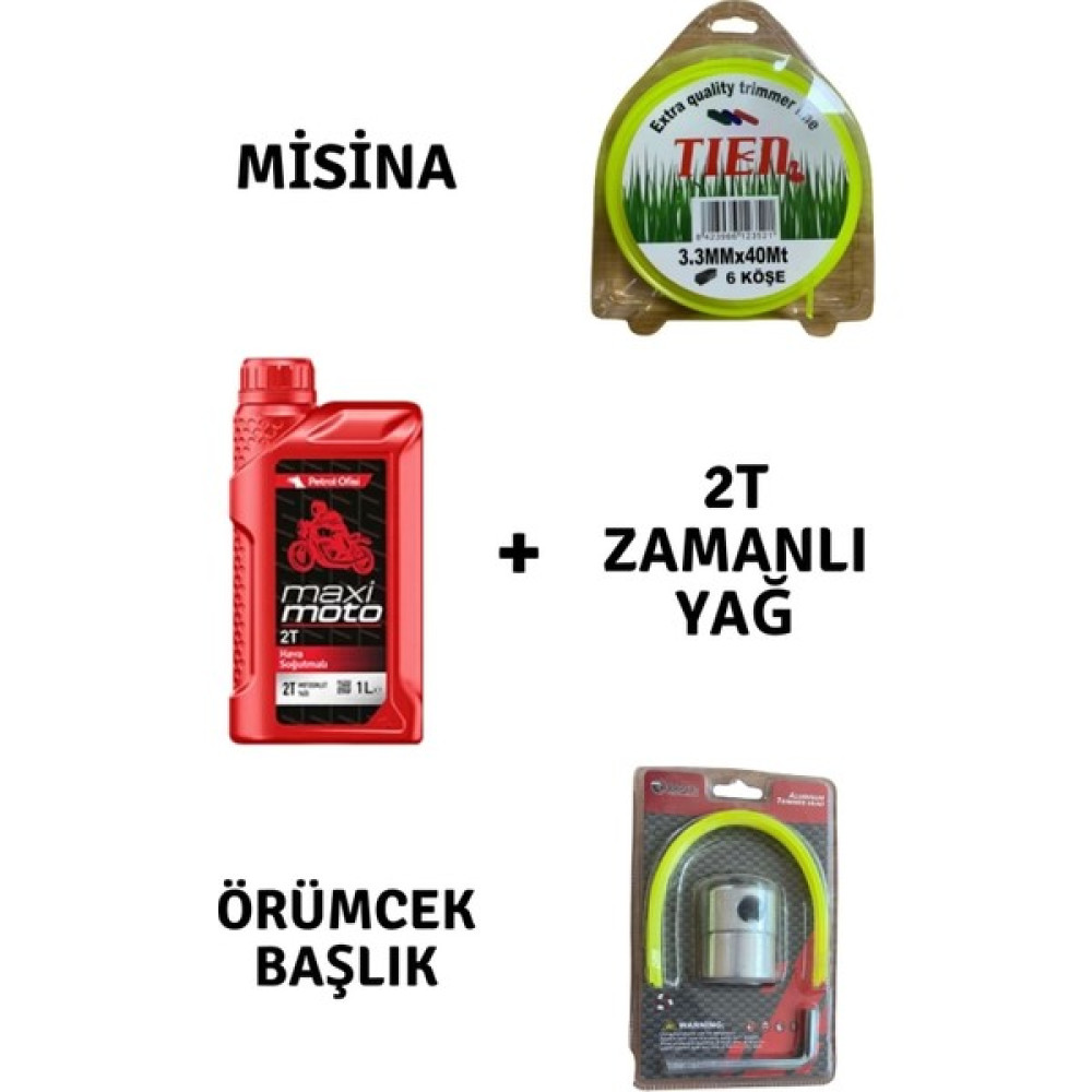 Tıen Motorlu Tırpan Seti Misina-Örümcek Başlık-Yağ Oto Boyaları Fiyatı