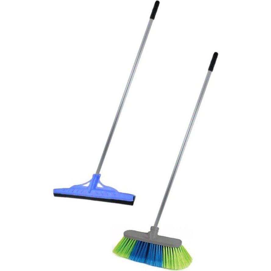 Tiesa Home 2li Metal Saplı 40CM Çekpas Paspas Oto Yer Fırçası Süpürge Takımı Araca Özel Paspaslar Fiyatı