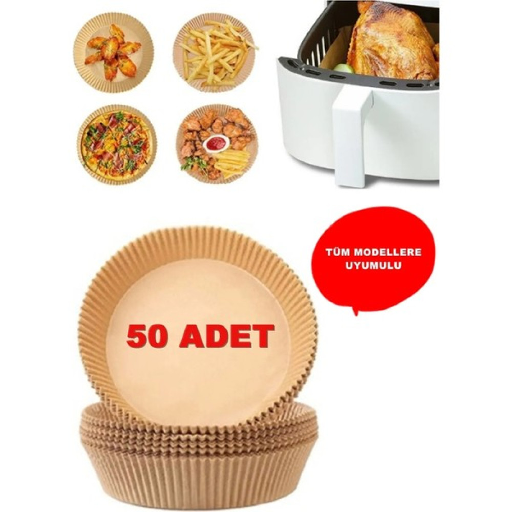 Tiffany 50 Adet Airfryer Pişirme Kağıdı Kare Tabak Model Yağlı Kağıt Pişirme Kağıdı Fiyatı