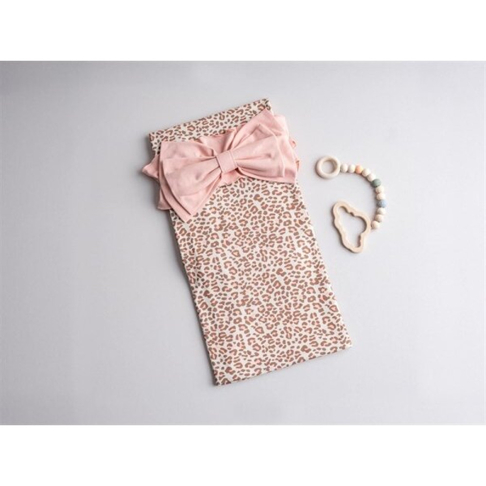 Tiffany Baby Leopar Desenli Battaniye - Açık Pembe Bebek Battaniyesi Fiyatı