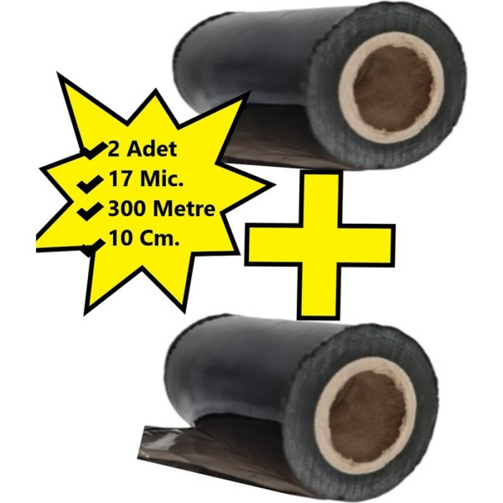 Tify Dilimli Siyah Palet Streç 10 cm 17 Mic. 400 gr 300 Metre 2 Adet Streç Film Fiyatı