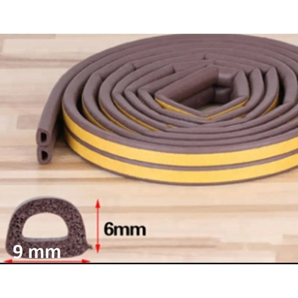 Tify Kendinden Yapışkanlı Kapı ve Pencere İzolasyon Bandı - Kauçuk Fitil Kahverengi 10 x 2 =20 Metre - 0 Oto, Bahçe, Yapı Market Fiyatı