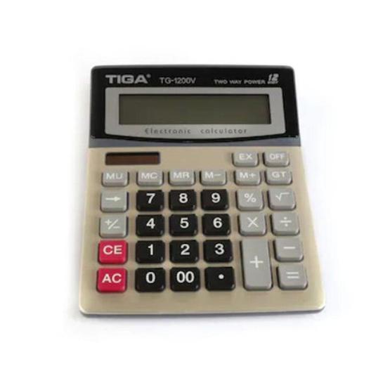 Tiga TG-1200V 12 Haneli Hesap Makinesi Hesap Makinesi Fiyatı