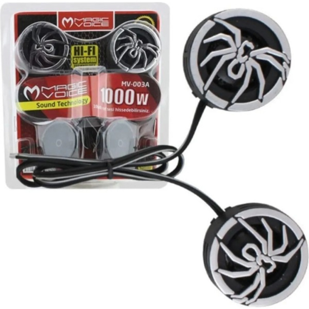 Tiger Marketing MV-003A 100 Db 1000 W Akrep Tweeter Hoparlör Oto Hoparlörleri & SubWoofer Fiyatı