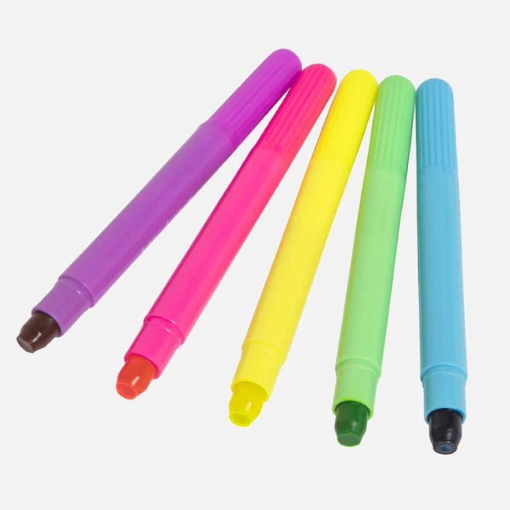 Tiger Tribe 5'li Neon Jel Pastel Boya Kalemi Pastel Boya Fiyatı