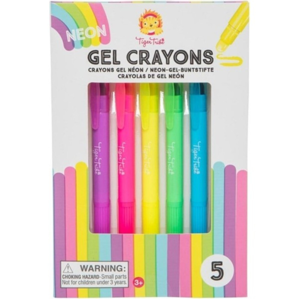 Tiger Tribe 5'li Neon Jel Pastel Boya Kalemi - Renkli Eğitici Oyuncak Fiyatı