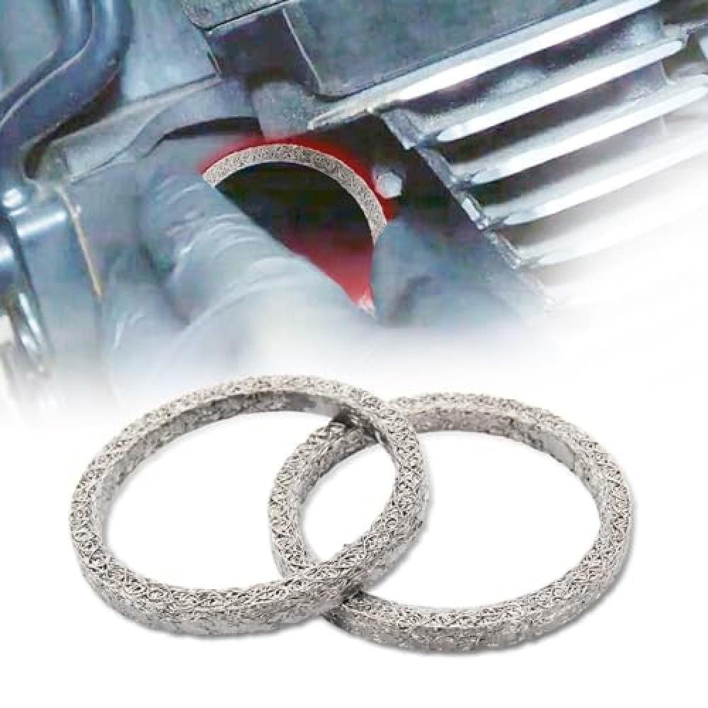 TIGERSGATE Flat Exhaust Port Gasket Kit for 1984-2024 Big Twin Touring & Dyna & Sporster & softail Models Replace 65324-83B
