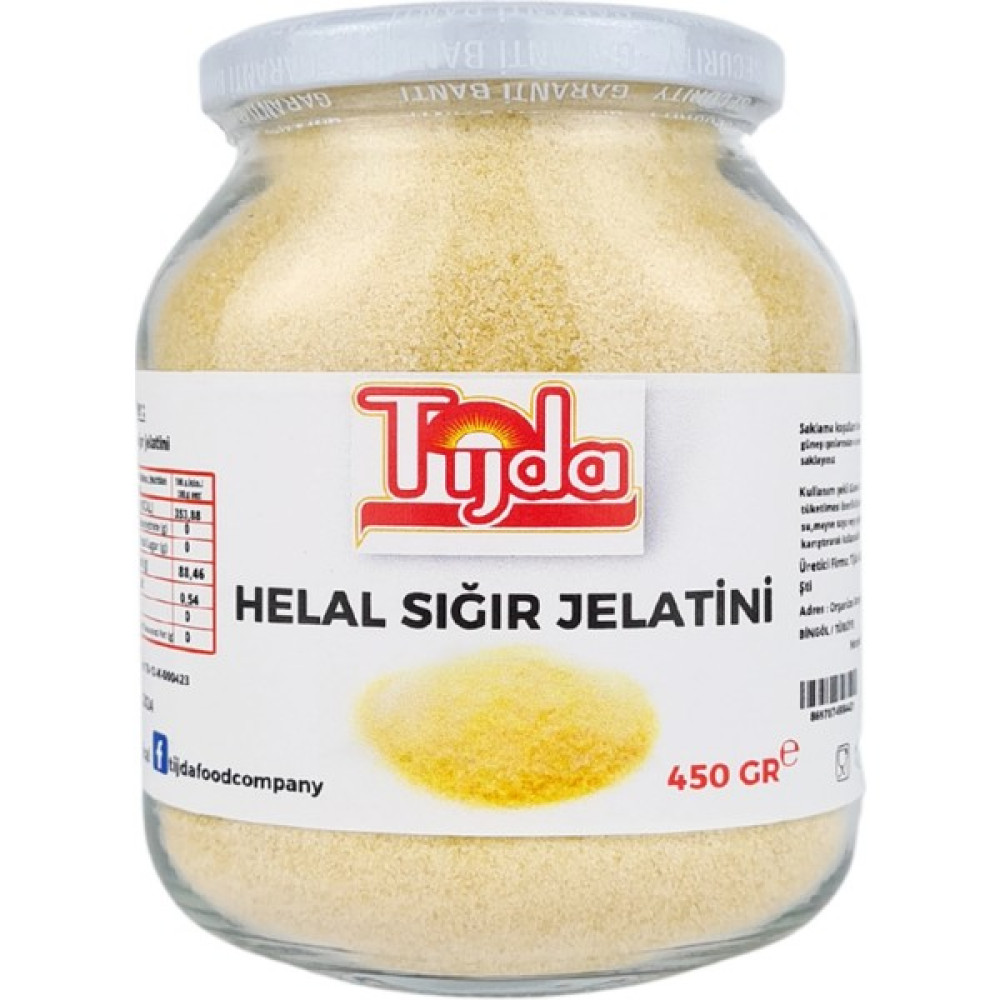 Tijda Toz Sığır Jelatin Helal Sertifikalı 450 gr Baharat Fiyatı