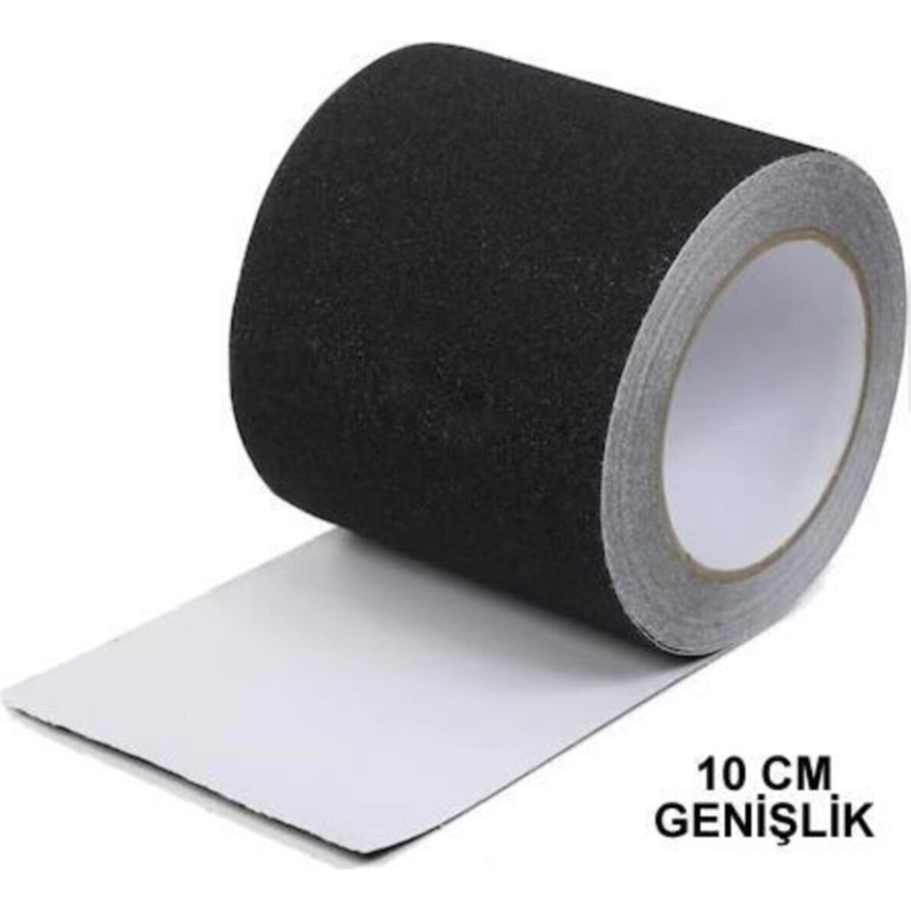 Tik Paket 10CM, ( 100MM )Siyah Merdiven ve Zemin Kaydırmaz Kaymaz Bant 25 Metre Nalburiye & Hırdavat Fiyatı