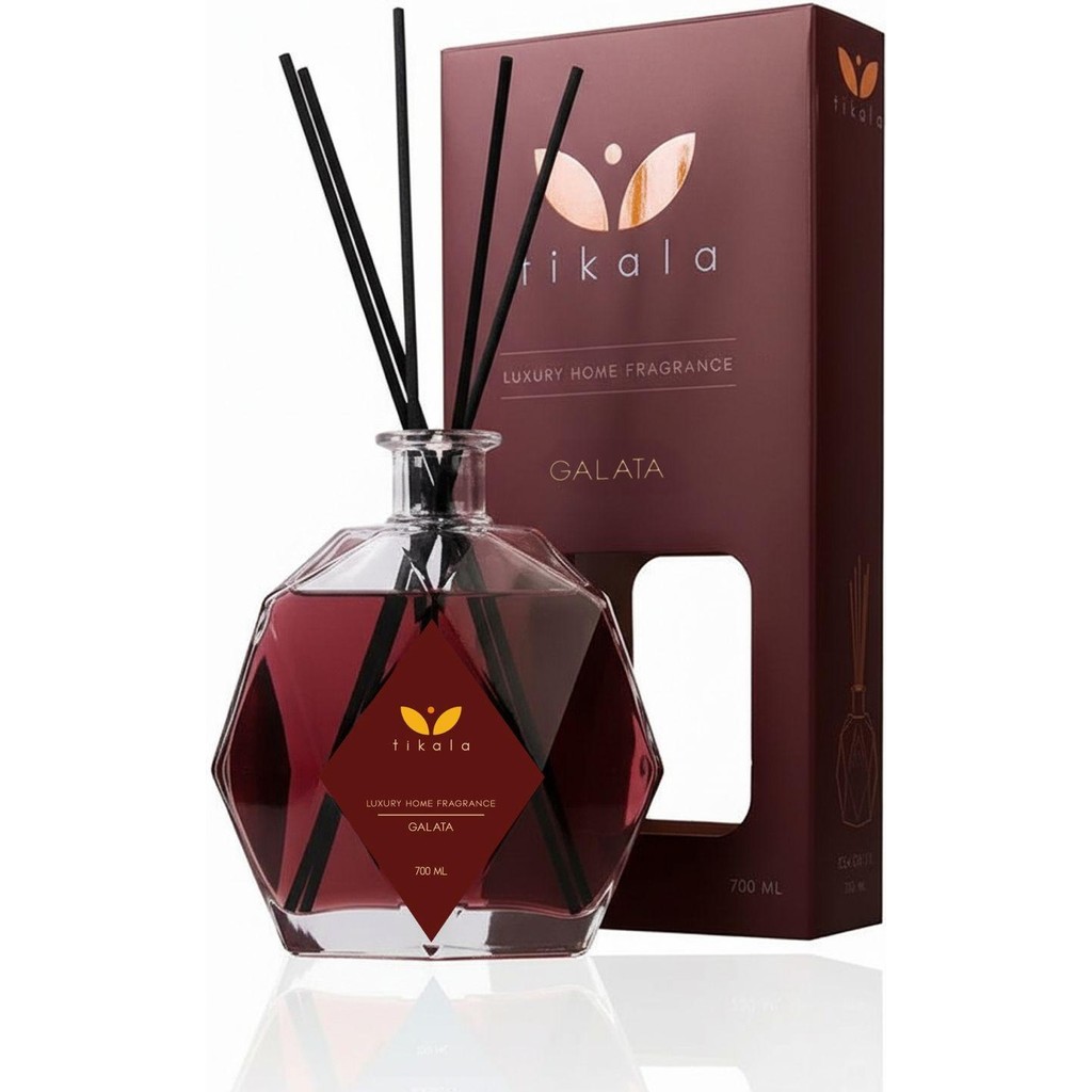 Tikala Bambu Çubuklu Lüx Kristal Oda Kokusu Istanbul Galata 700 ml - Luxury Home Fragrance 700 ml Galata Diğer Fiyatı