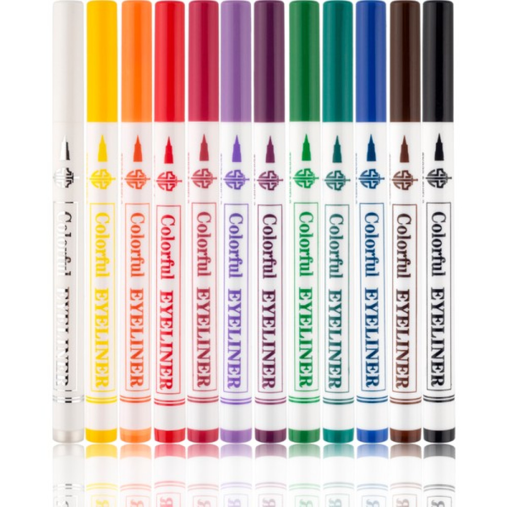 Tikatti 12 Renk Pen Eyeliner Seti - 1 Eyeliner Fiyatı